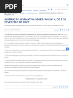 INSTRUÇÃO NORMATIVA SEGES/ME Nº 65/2021 | PDF