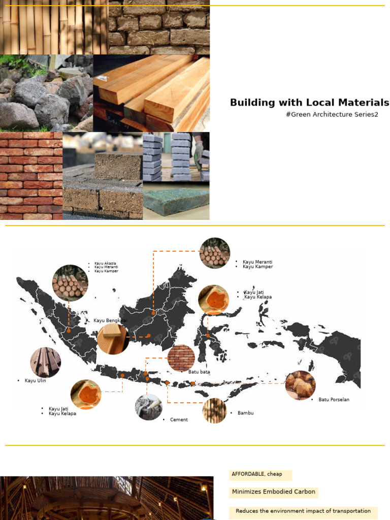 Building With Local Materials | PDF