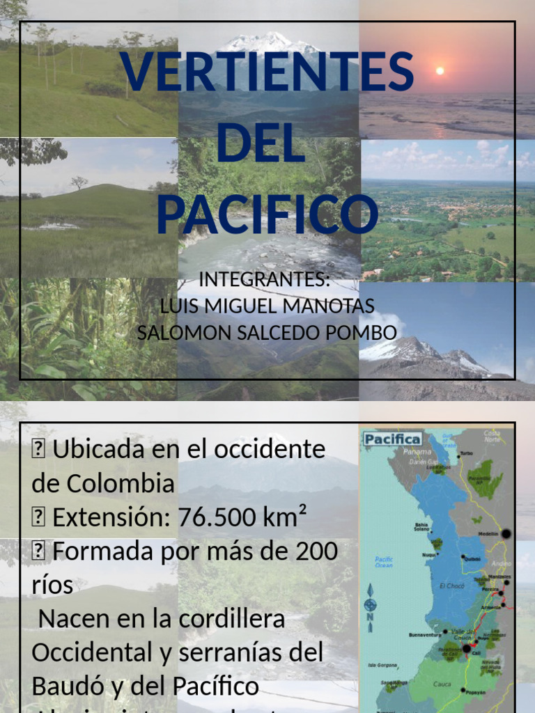 Ríos de la Vertiente del Pacífico Colombiano | PDF