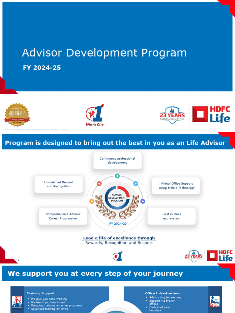 Advisor Development Program FY'25-2 | PDF