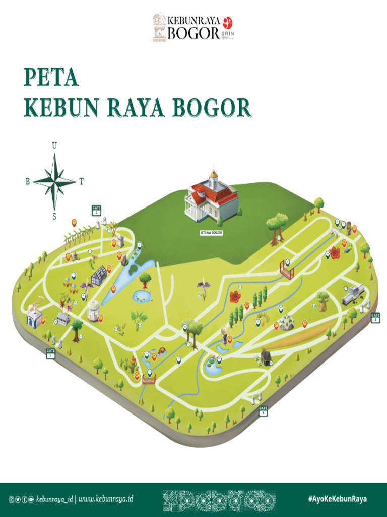 Kebun Raya Bogor: Peta & Informasi | PDF