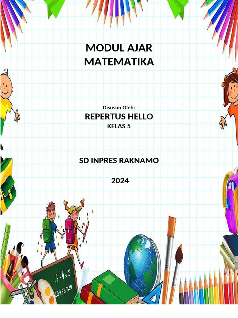 Modul Ajar Matematika Kelas 5 SD | PDF
