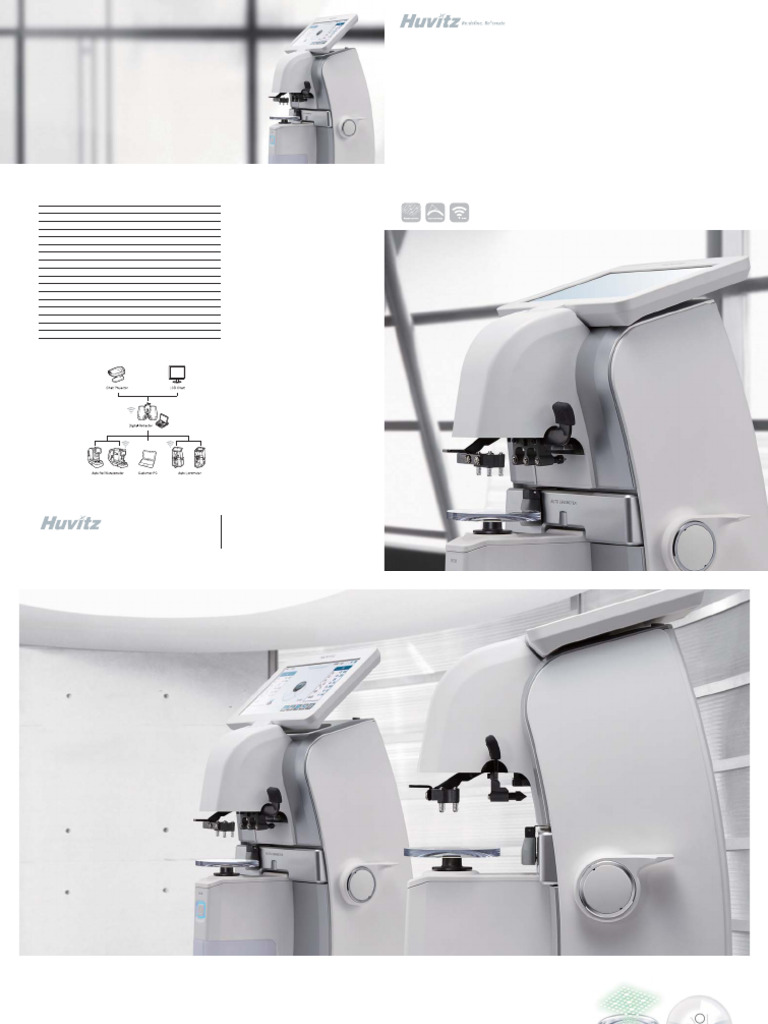 Huvitz HLM-9000 Auto Lensmeter Overview | PDF | Light | Ultraviolet
