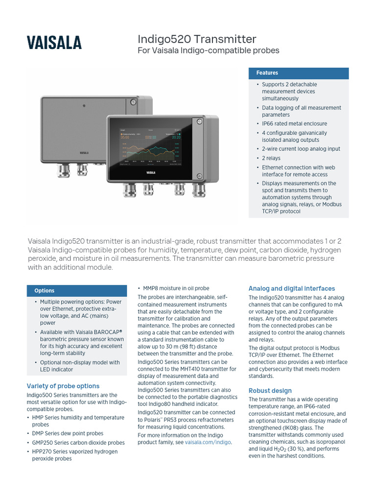 09 Indigo520 | PDF | Power Supply | Instrumentation