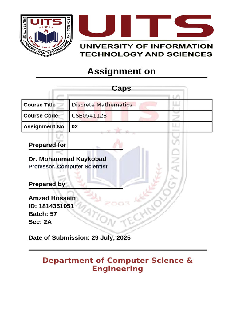A2 Caps - 1814351051 | PDF