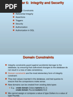 Integrity and Security in DBMS