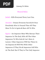 Comprehensive Mafia Roles Guide | PDF