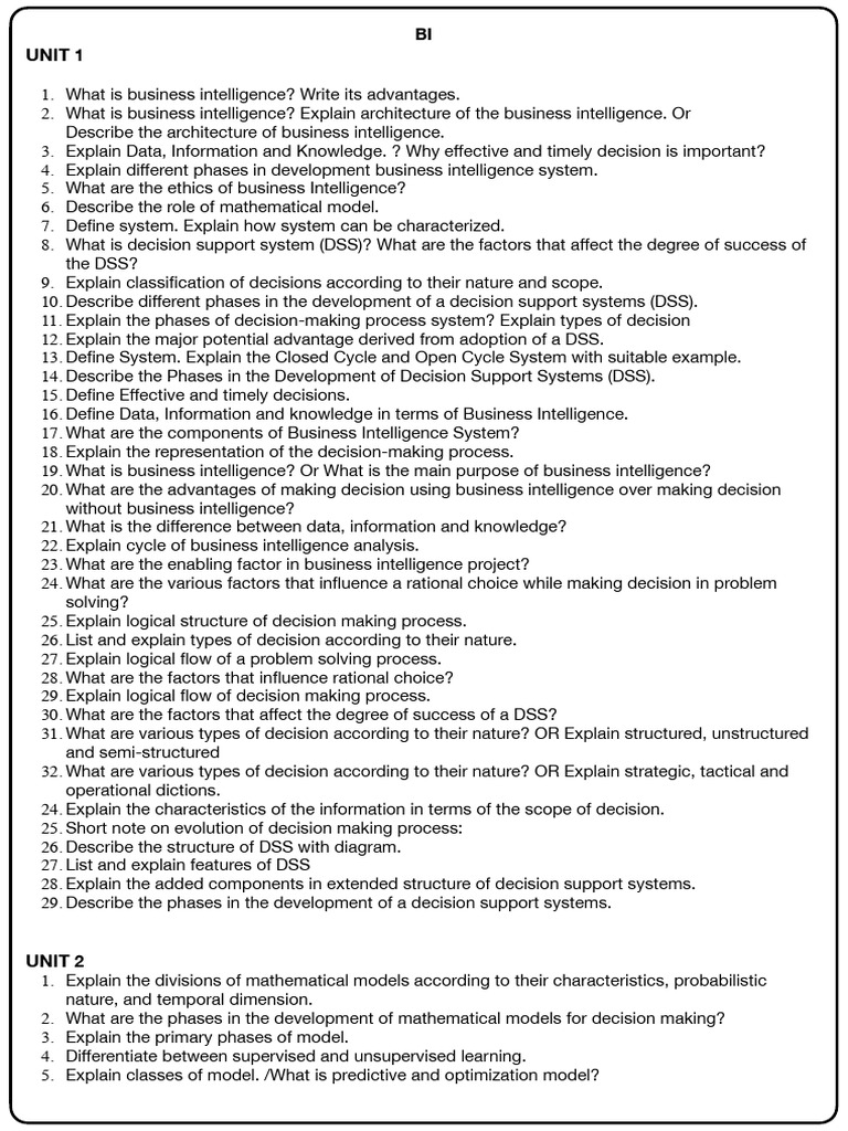 Business Intelligence and Decision Support Systems | PDF | Cluster ...