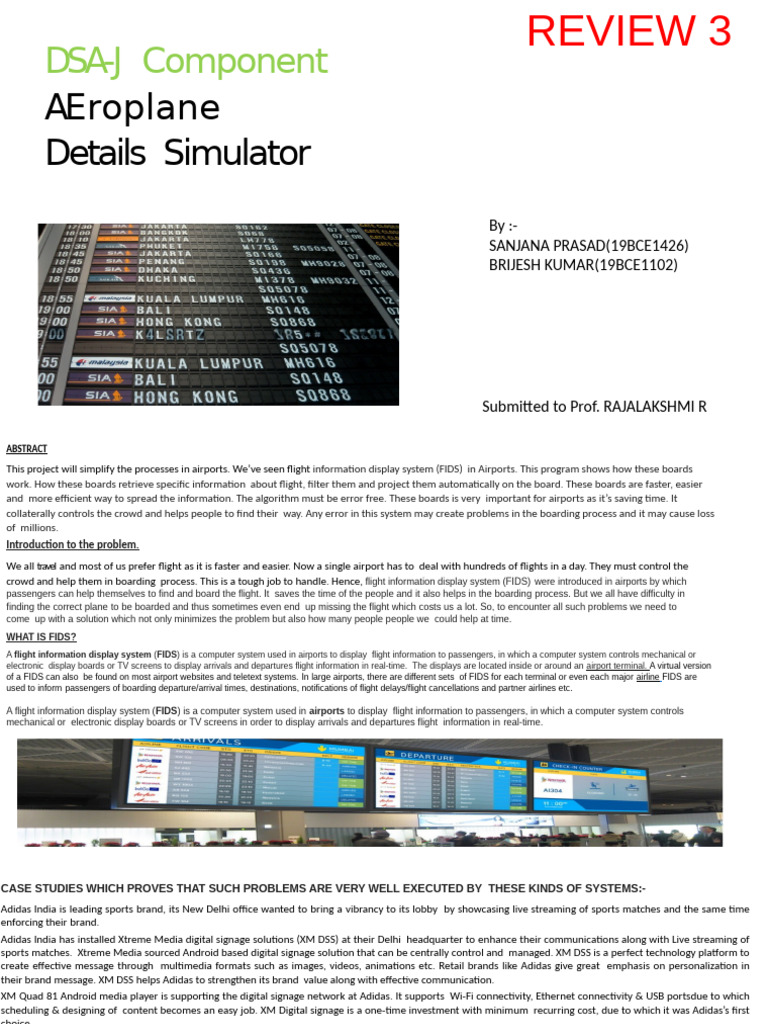DSA-J Component Final Review | PDF | Computer Monitor | Information And ...