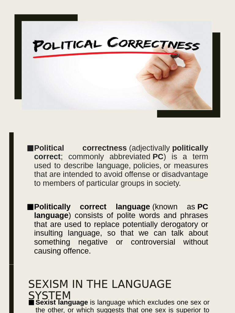 Political Correctness | PDF