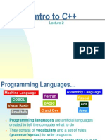 02 Intro To CPP