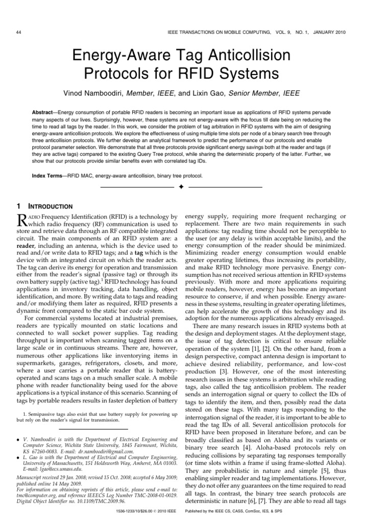 Rfid 02 | PDF | Radio Frequency Identification | Computing