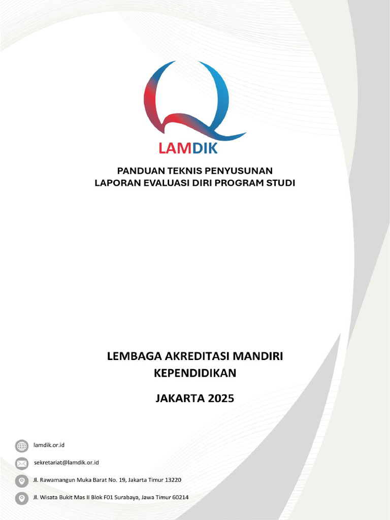 Panduan Teknis Penyusunan LED LAMDIK | PDF