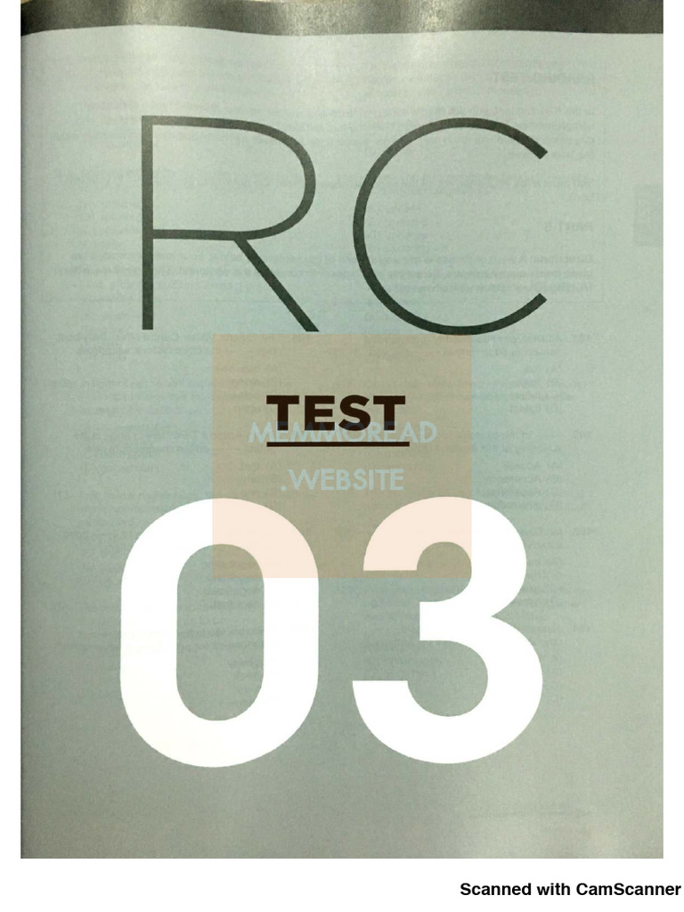 Toeic New Format RC 3 Water Mark 20181 | PDF