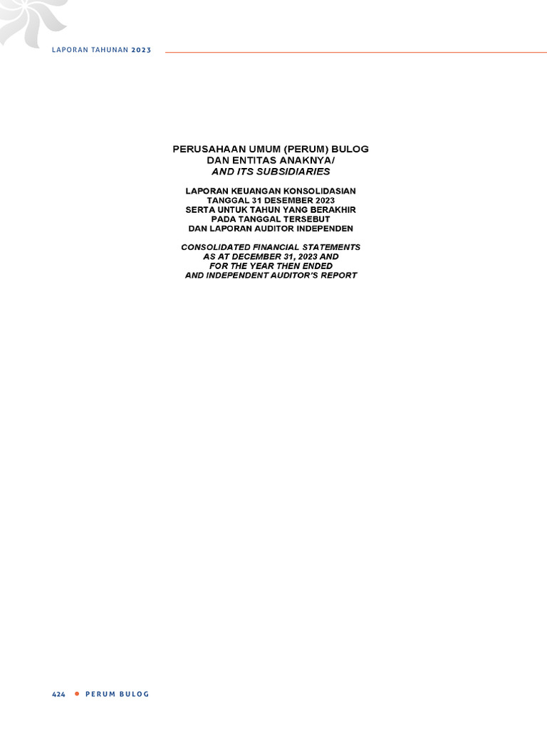 Bulog 2023 LK | PDF