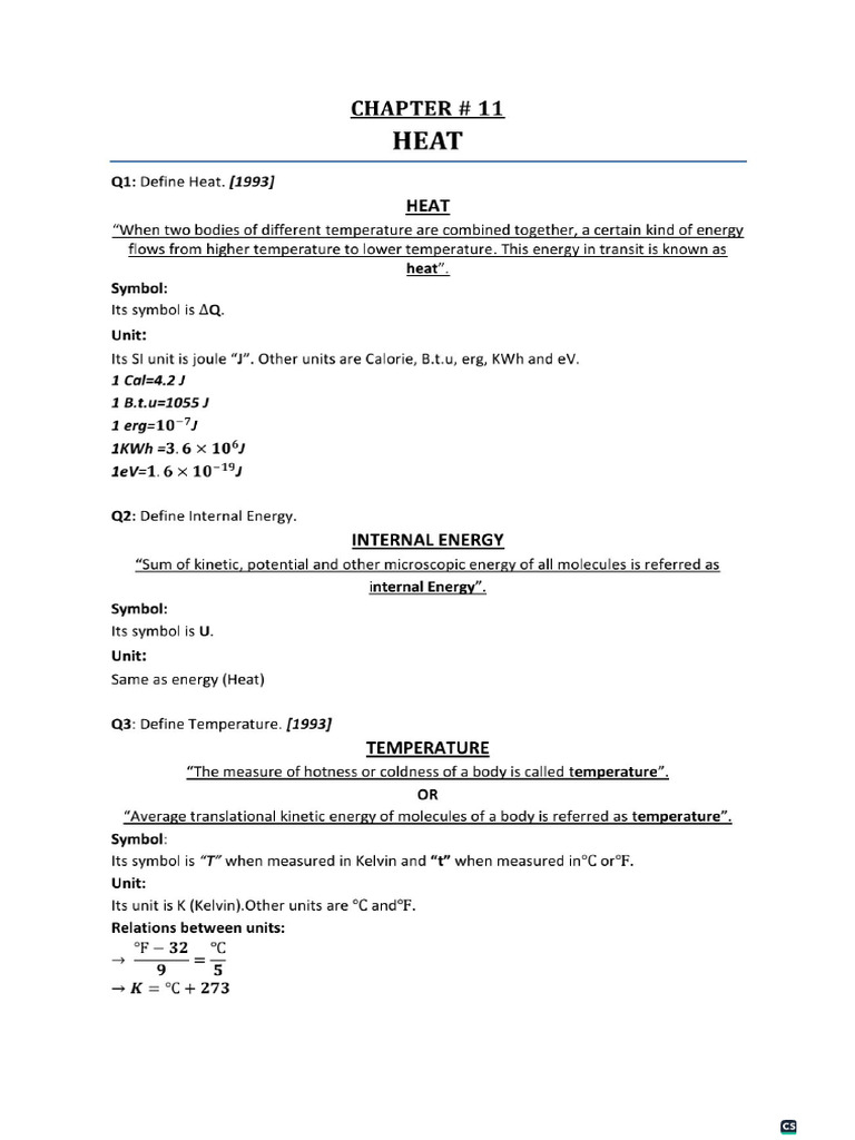2nd Year Shortlist Type Physics Notes | PDF