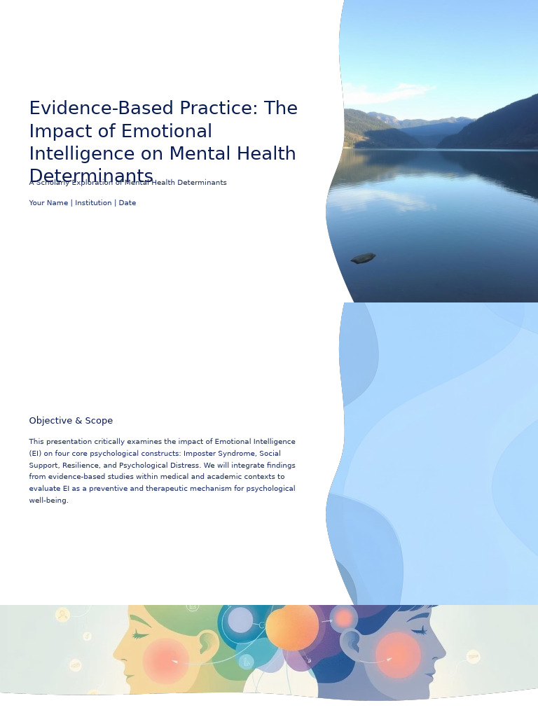 Evidence Based Practice The Impact of Emotional Intelligence On Mental ...