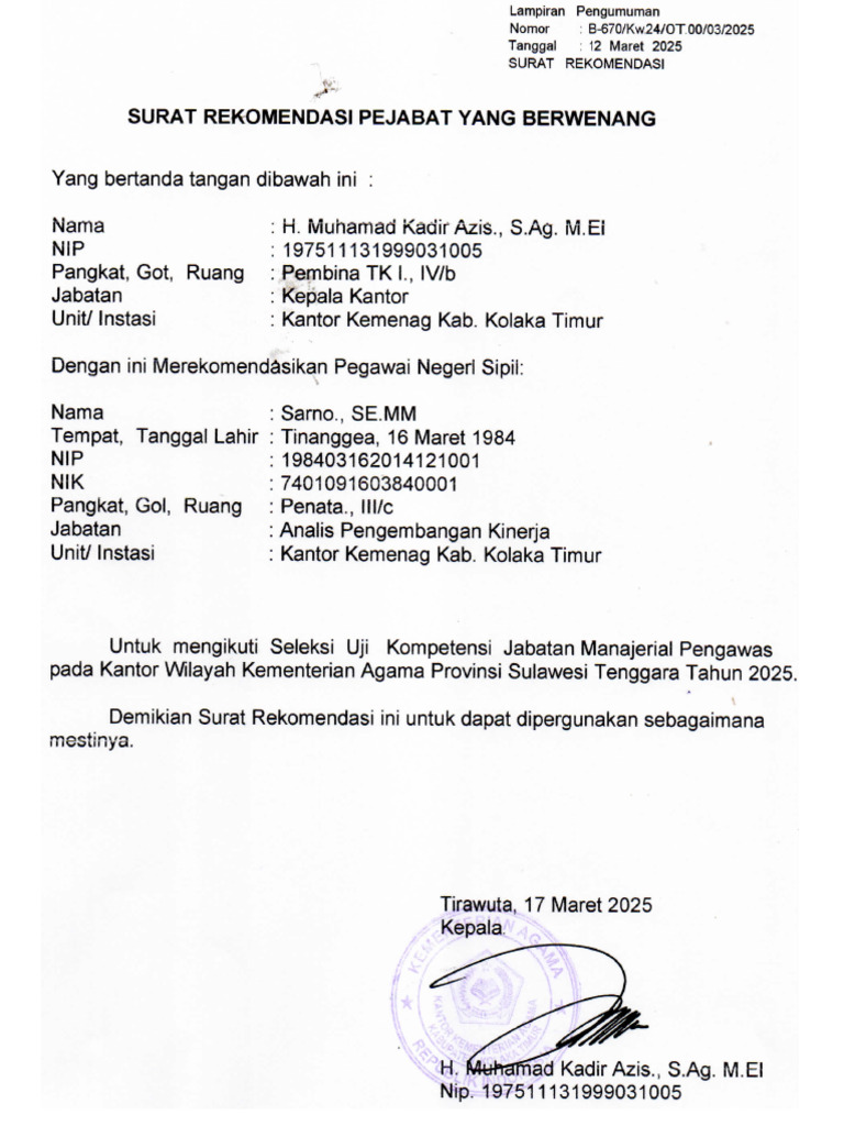 Rekomendasi | PDF