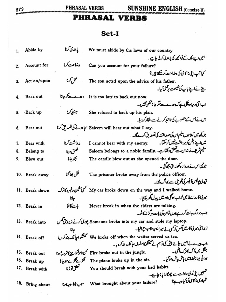 Essential Phrasal Verbs Guide | PDF