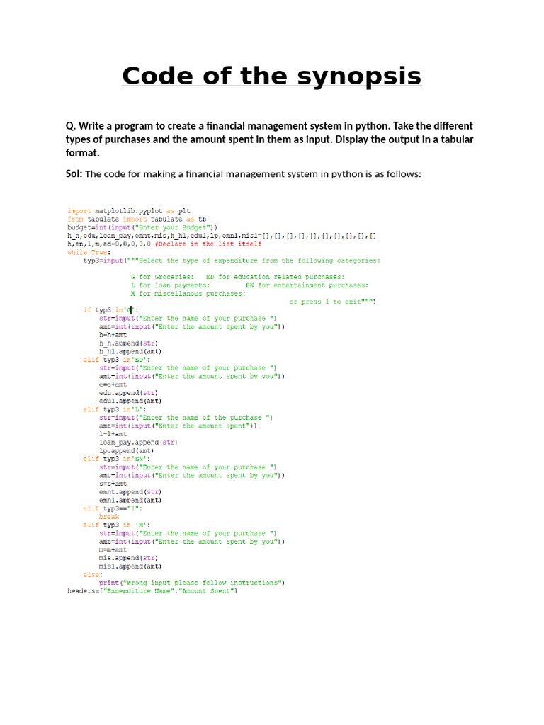 Practical Code | PDF