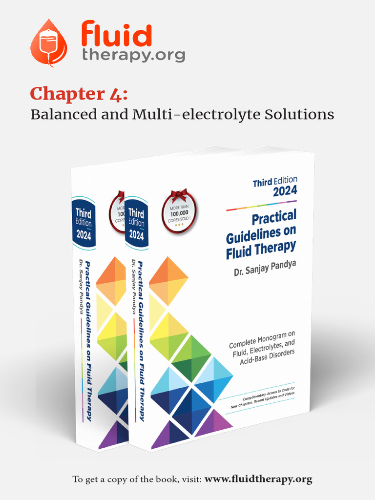 Fluid Therapy: Balanced Solutions Guide | PDF | Medicine | Medical ...