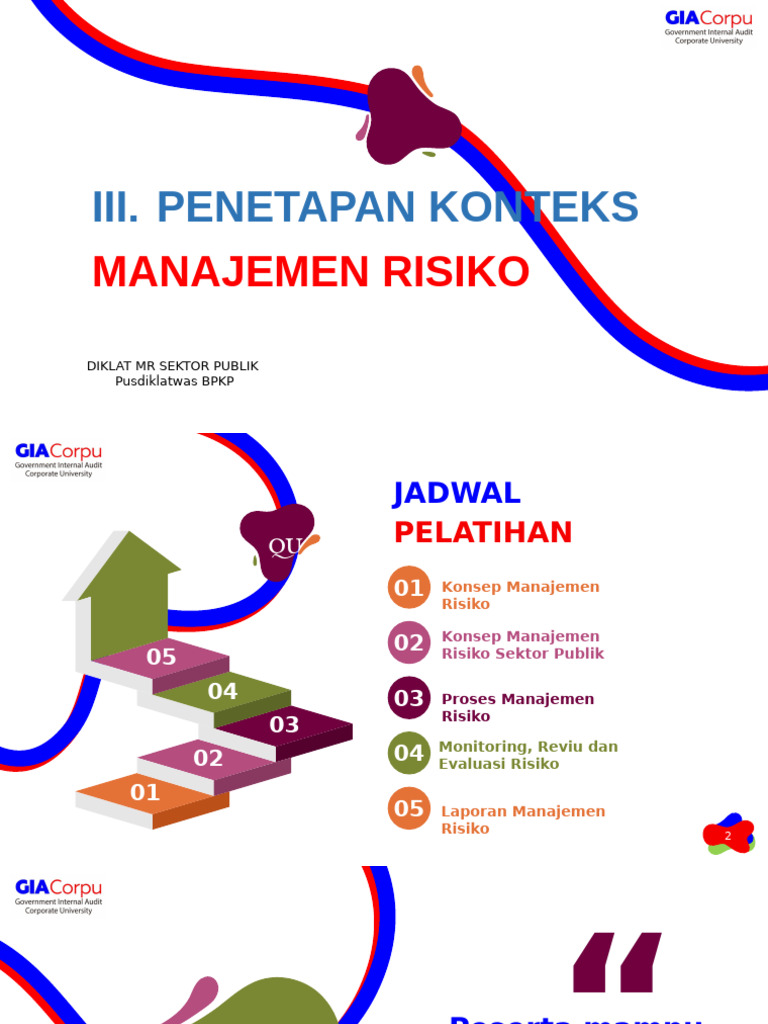 Penetapan Konteks Manajemen Risiko | PDF