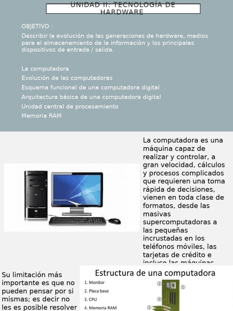 Clase No.3 - 1 | PDF | Hardware de la computadora | Microcomputadoras