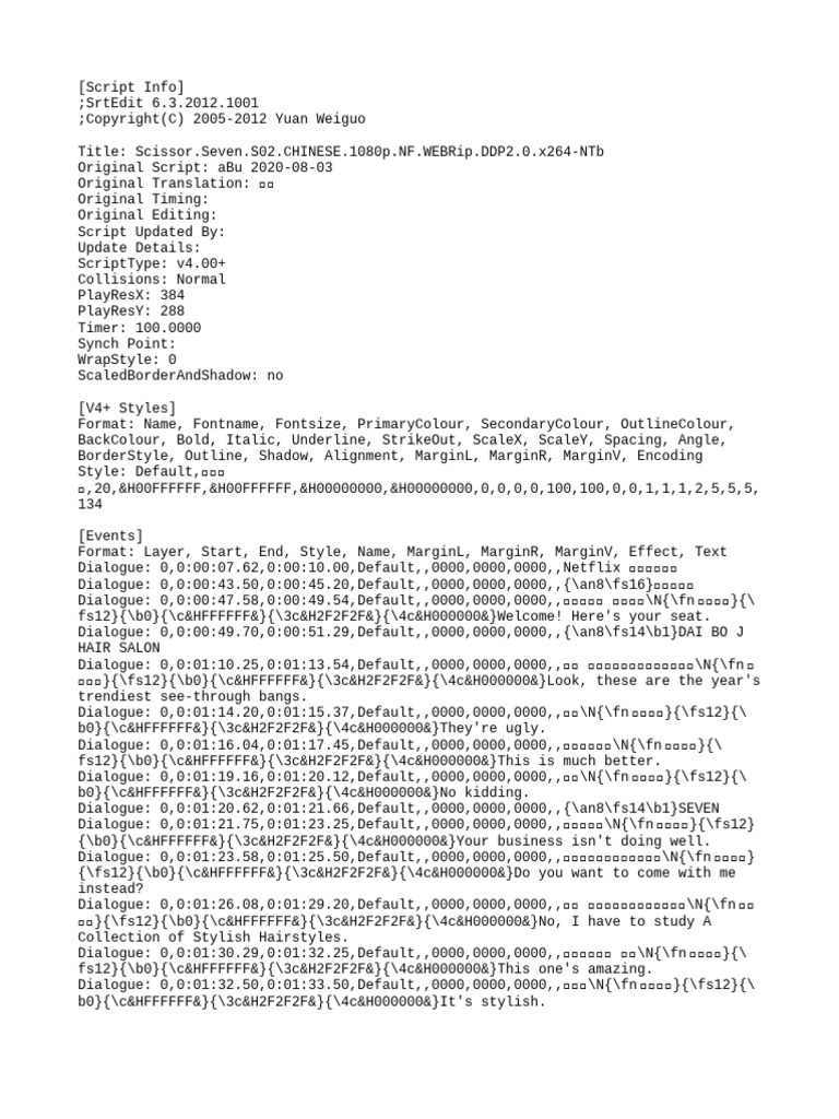 Scissor Seven Season 2 Script | PDF