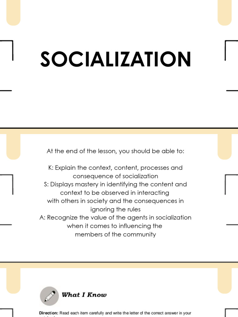 Understanding Socialization Processes | PDF | Socialization | Deviance ...