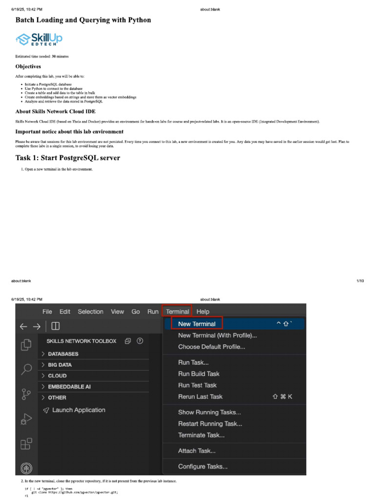 Batch Loading and Querying With Python | PDF