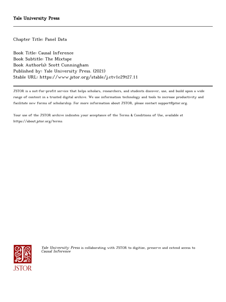 Understanding Panel Data Estimation | PDF | Fixed Effects Model ...