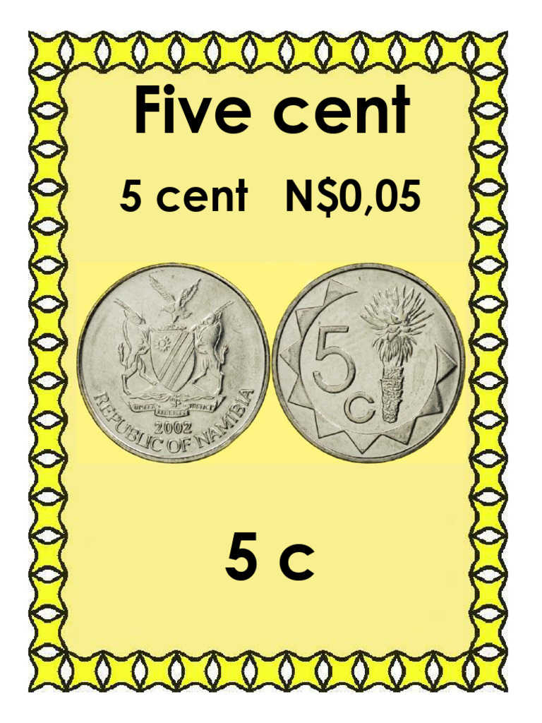 Namibian Coin and Note Values | PDF