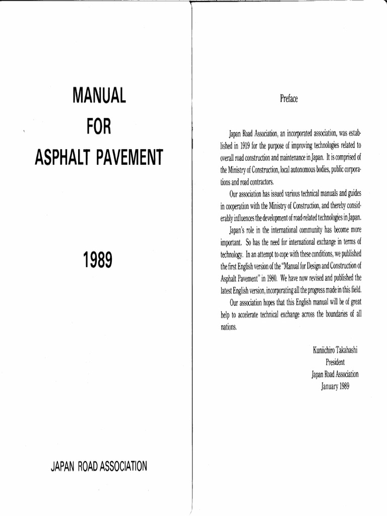 Manual For Asphalt Pavement (Full Version) | PDF