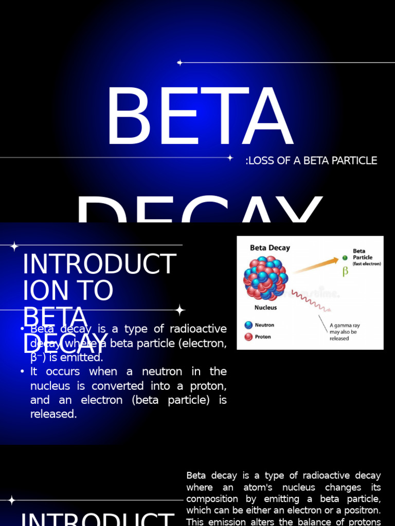 Beta Decay | PDF