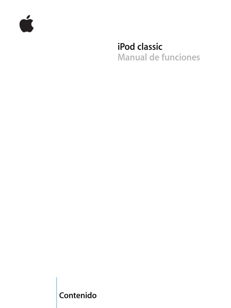 Manual de Funciones Del Ipod Classic | PDF