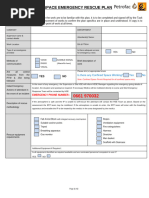 Rescue Plan Template | PDF | Safety | Emergency Management