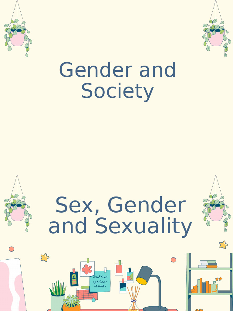 Gender and Sexuality in Society | PDF | Gender | Gender Studies