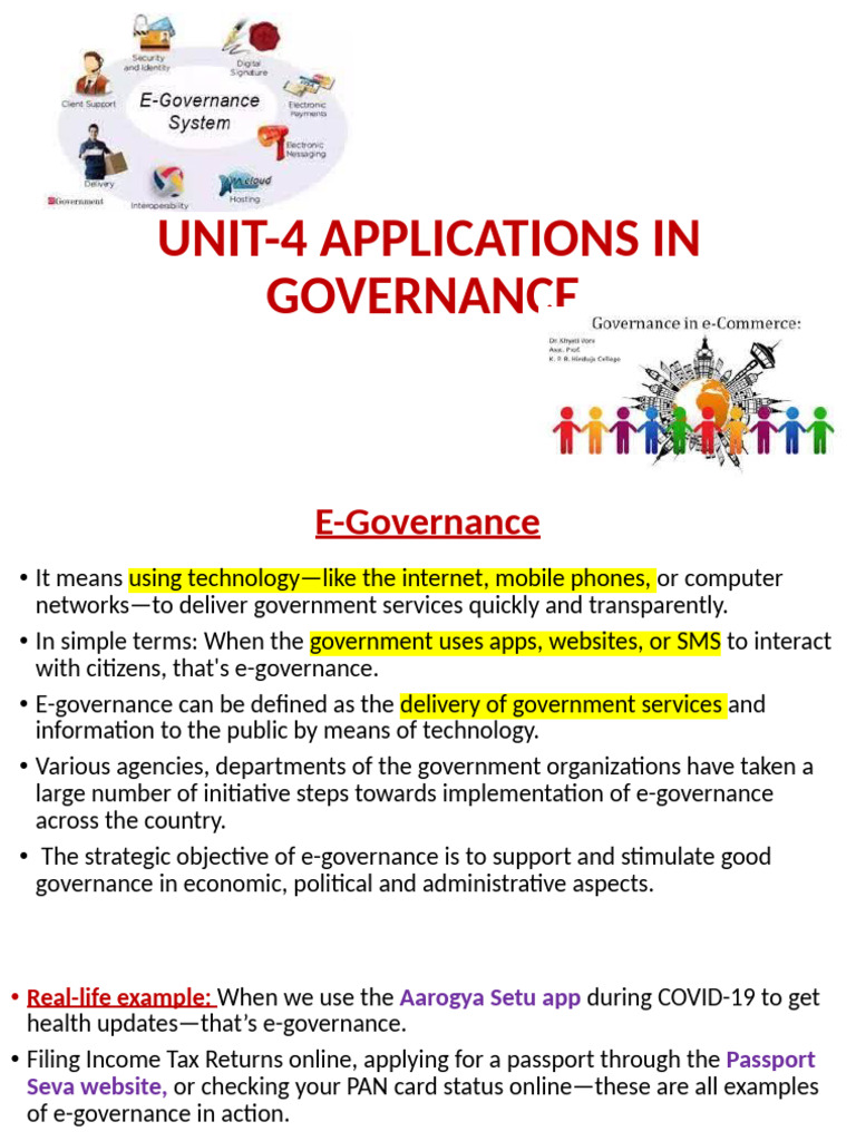 E-Governance: Enhancing Government Services | PDF | Cloud Computing ...