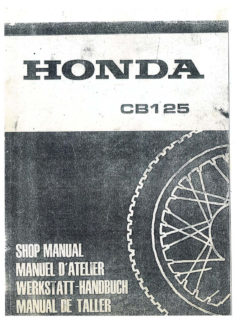 Manual Honda 125 (1) - 1-26 | PDF