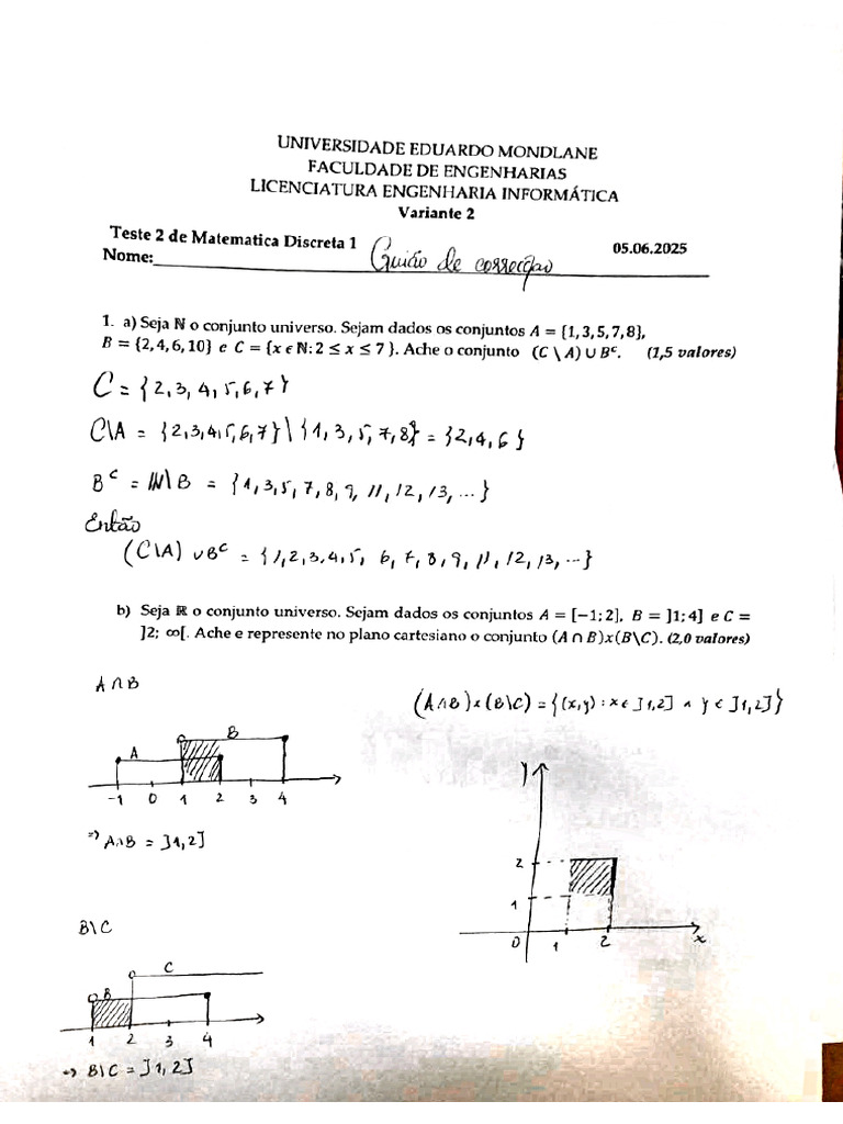 Guião Teste 2 V2 (2025-05-06) PL | PDF