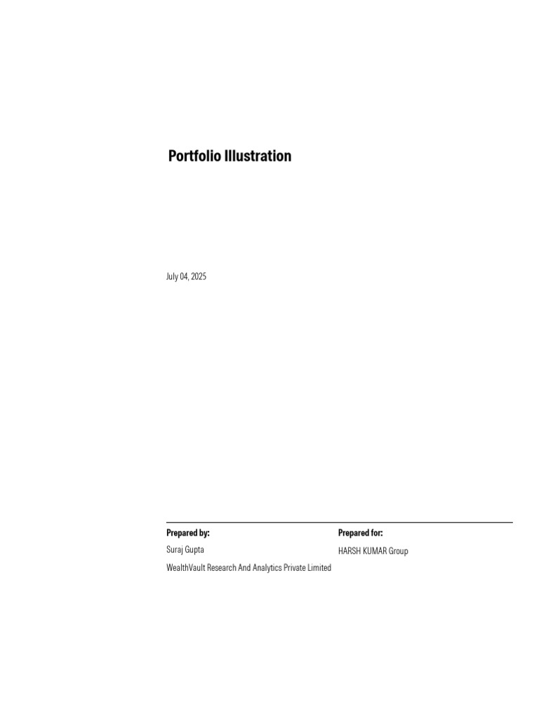 HARSH KUMAR Group Portfolio Analysis | PDF | Fixed Income | Equity ...