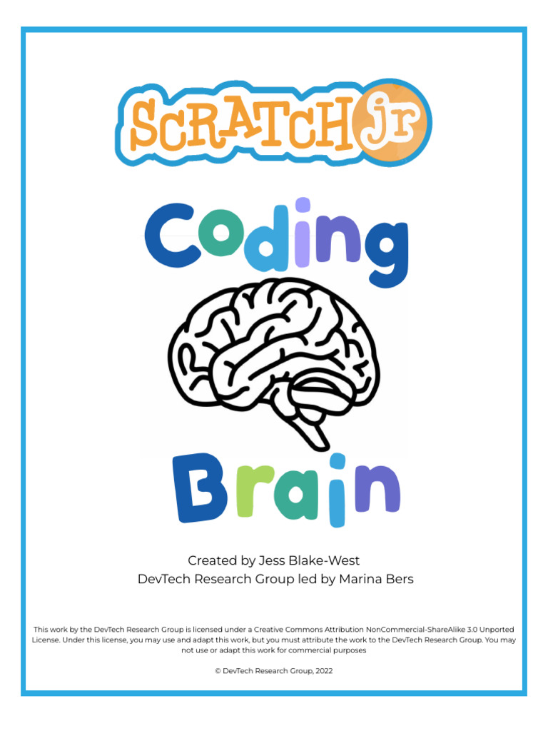 ScratchJr Coding Brain | PDF | Parietal Lobe | Frontal Lobe