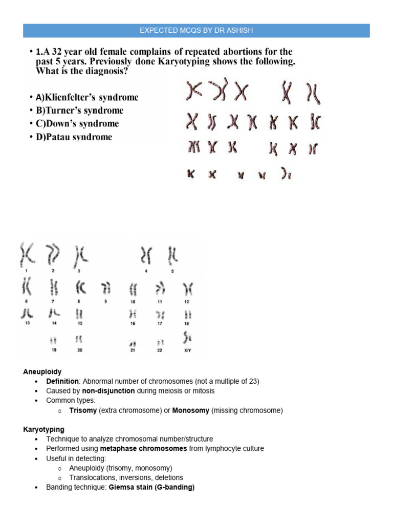 SESSION 11 Patho (Genetics) | PDF | Medical Specialties | Genetics