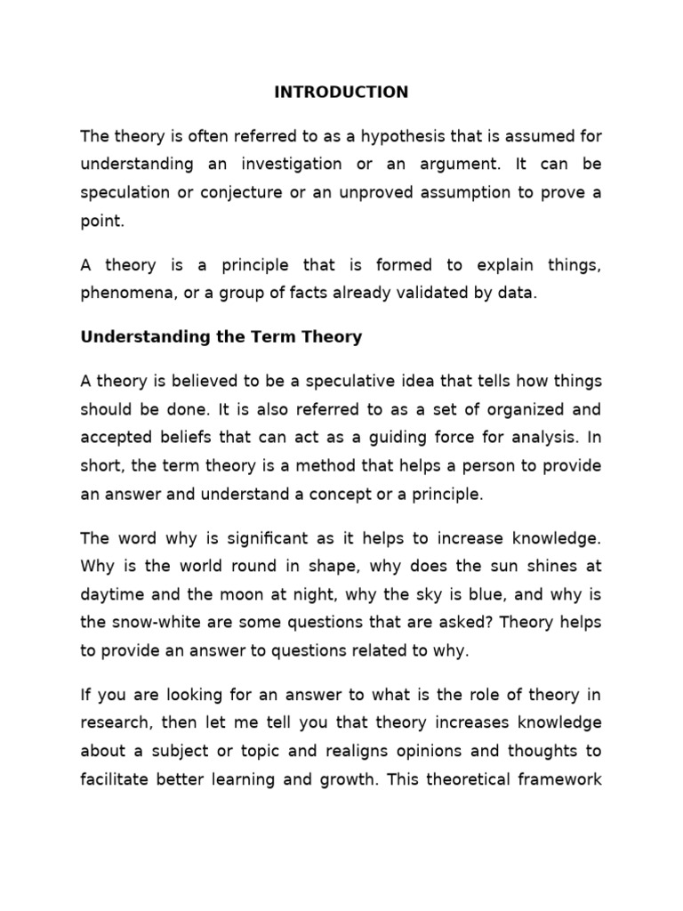 Characteristics of Theories Explained | PDF | Theory | Axiom