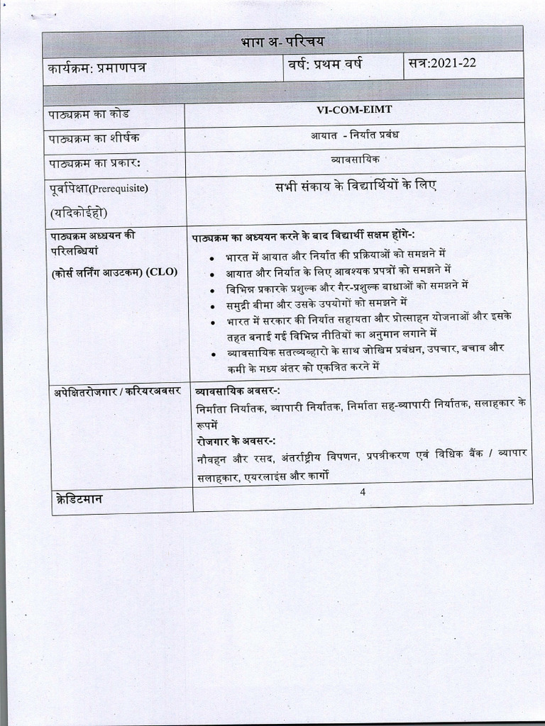 Export Import Management | PDF