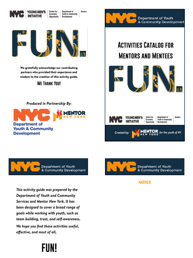 Youth Mentoring Activities Catalog | PDF | Rainbow | Mentorship