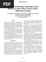 Multispectral Image Capturing System Based On A Micro Mirror Device With A Diffraction Grating