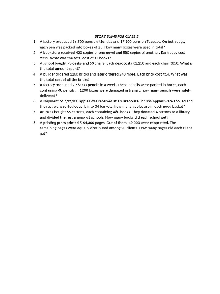 story-sums-for-class-5-pdf