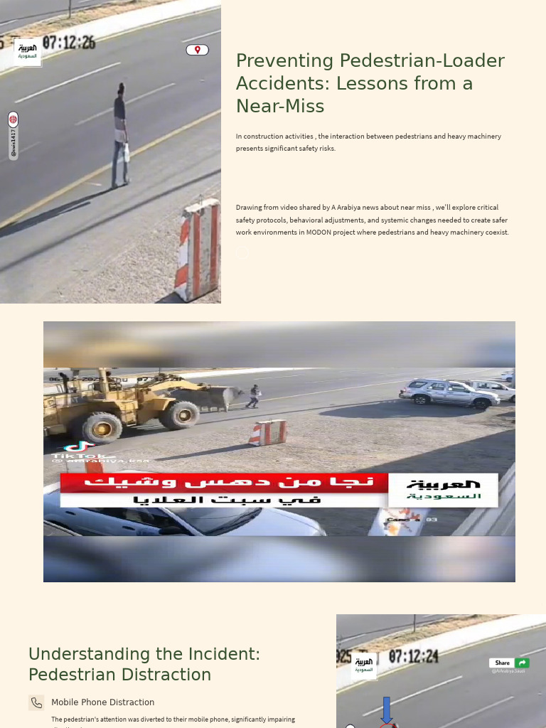 Preventing Pedestrian Loader Accidents Lessons From A Near Miss | PDF ...