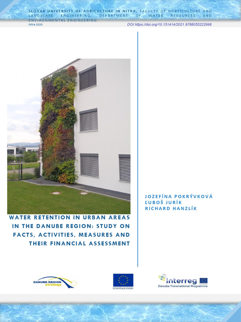 Urban Water Retention in Danube Region | PDF | Combined Sewer | Surface ...